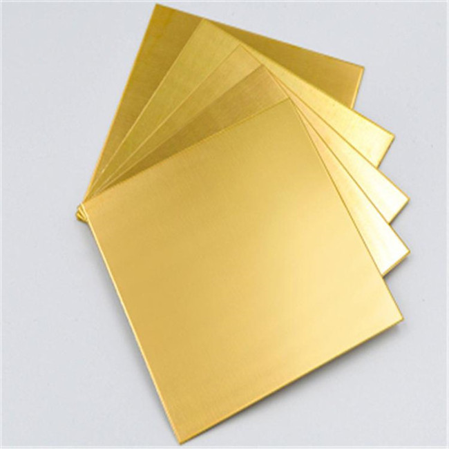 op Grade Brass Copper Sheet Brass Sheet Plate C2600 C2700 C2800 Copper Plate Decorative Copper Plate