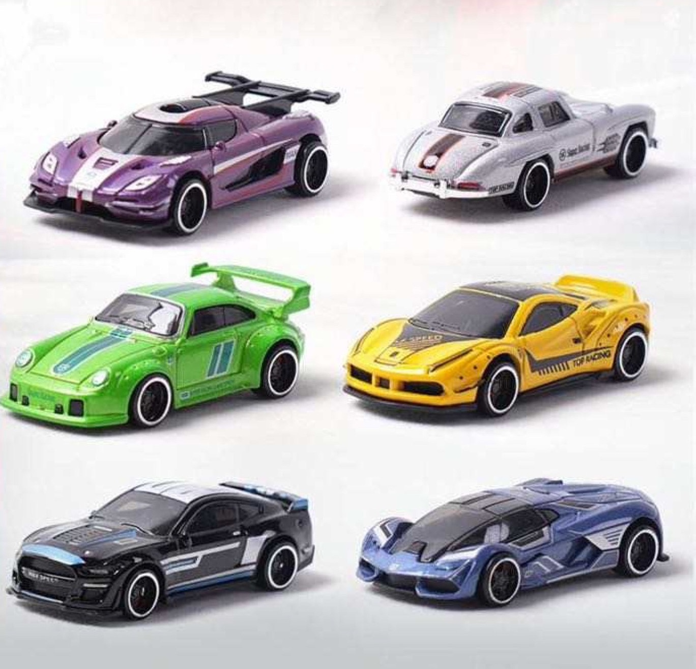 2024 Hot Selling 1:64 free wheel car toys small metal die cast car toy alloy car toy