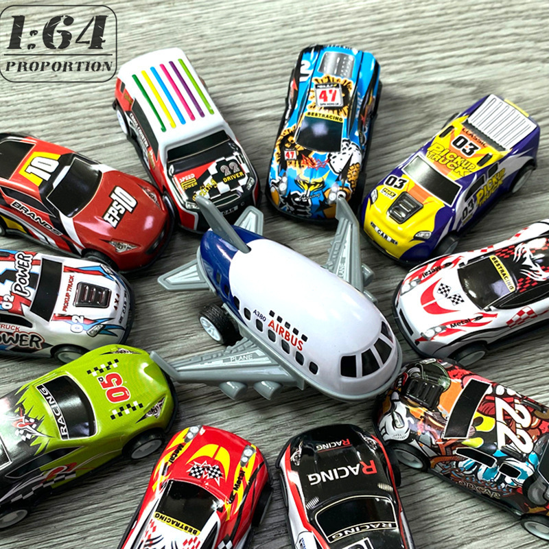 Alloy Customized Promotional Simulation Miniature 1/64 Diecast Toy Vehicles Back Model Car Pull Back Toy Car In Bulk