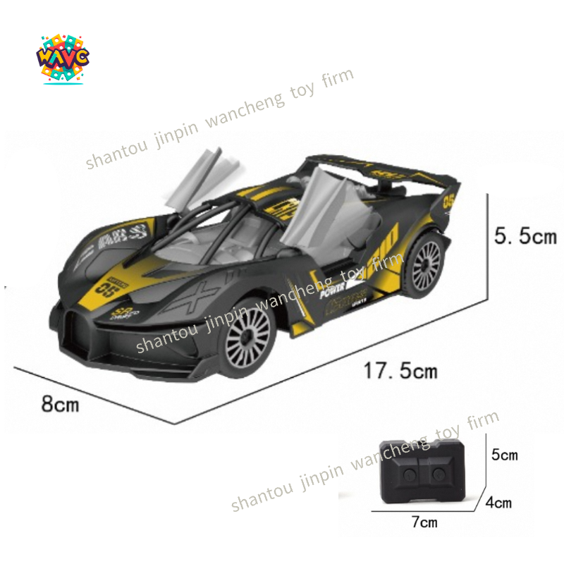 Wholesale Factory Plastic Cool Light Music Two-way Mini Racing Kids Remote Control Toy Rc Car