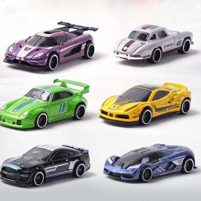 2024 Hot Selling 1:64 free wheel car toys small metal die cast car toy alloy car toy