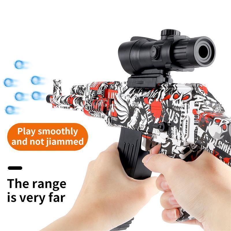 Wancheng Ak47 Sniper Rifle Splatterball Splat Guns Ak-47 Water Gelblaster Adult Gel Splatter Ball Blaster Toy Gun