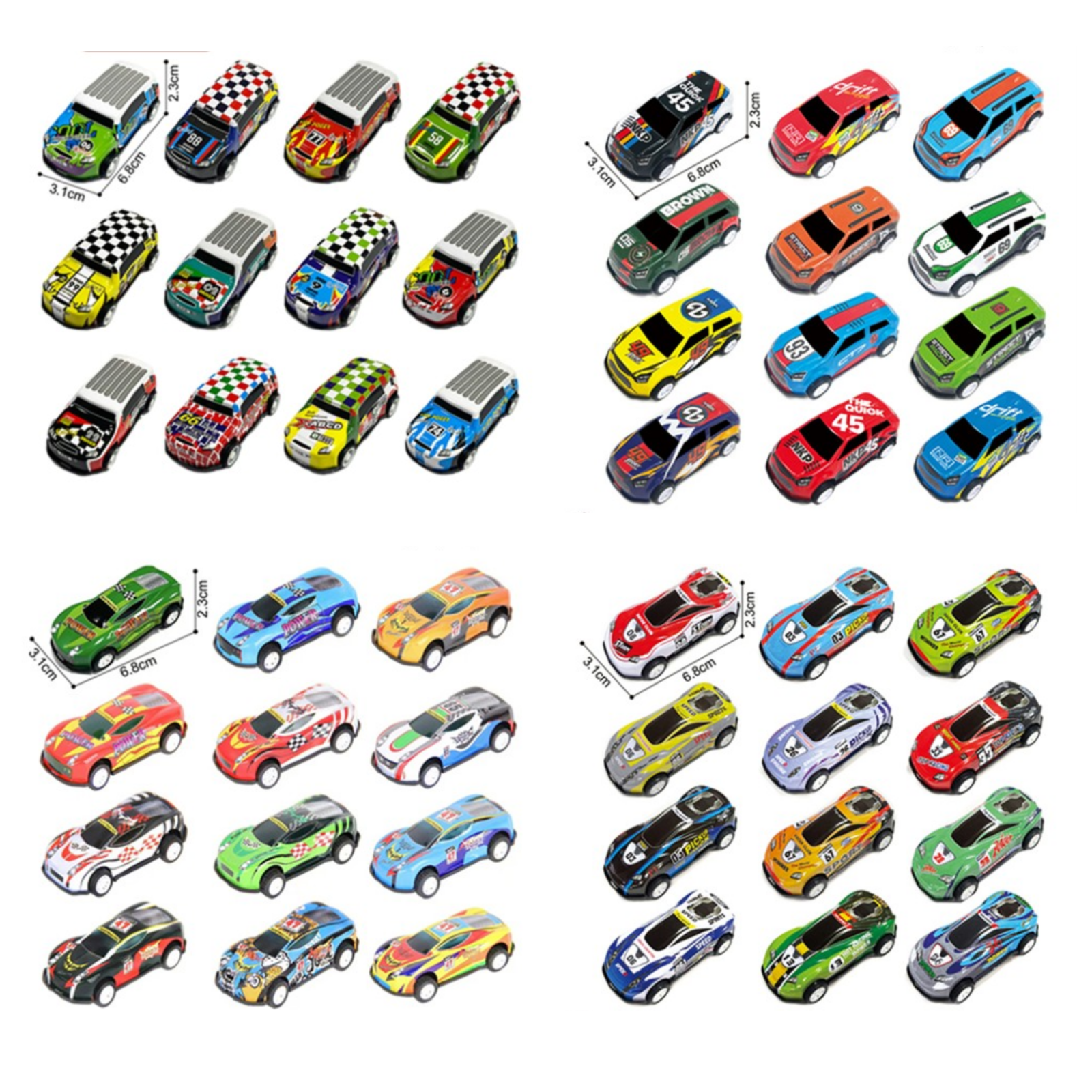 1:64 Mini Metal Small Diecast Model Car Toy Vehicles Pull Back Kids Toys Car Wholesale Alloy Car Toys