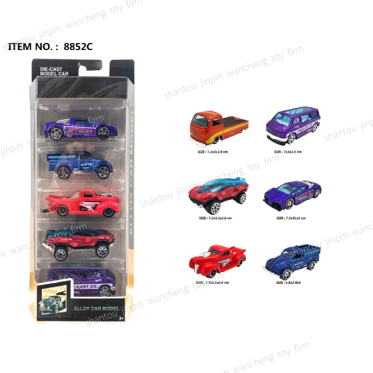 10-Pack Hot Sale Wheel Mini Diecast Car Toys 1/64 Hot Car Wheel For Toys Accessory Promotional Vehicle Gift Toy