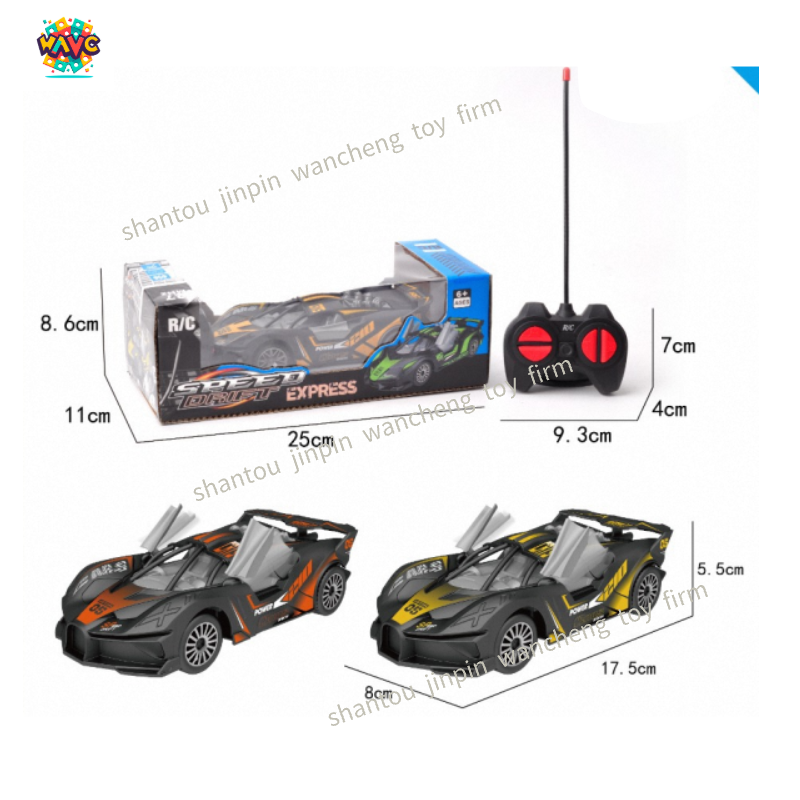 Wholesale Factory Plastic Cool Light Music Two-way Mini Racing Kids Remote Control Toy Rc Car