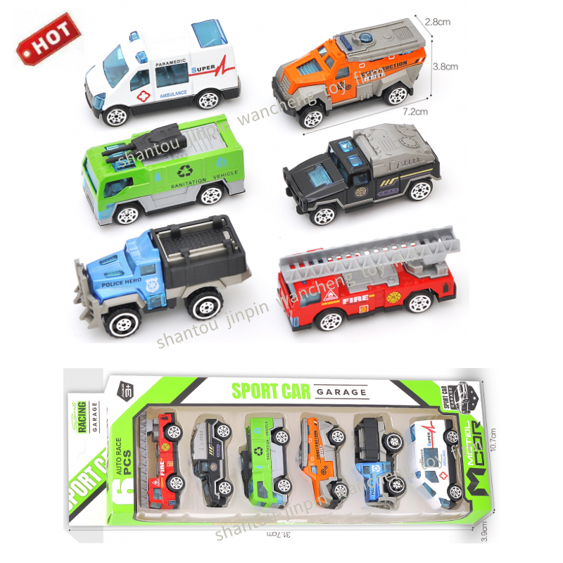 Promotional Mini Alloy Suit Collection Metal Simulation Die Cast Car Free Wheel Friction Model Toys Vehicle For Children Gift