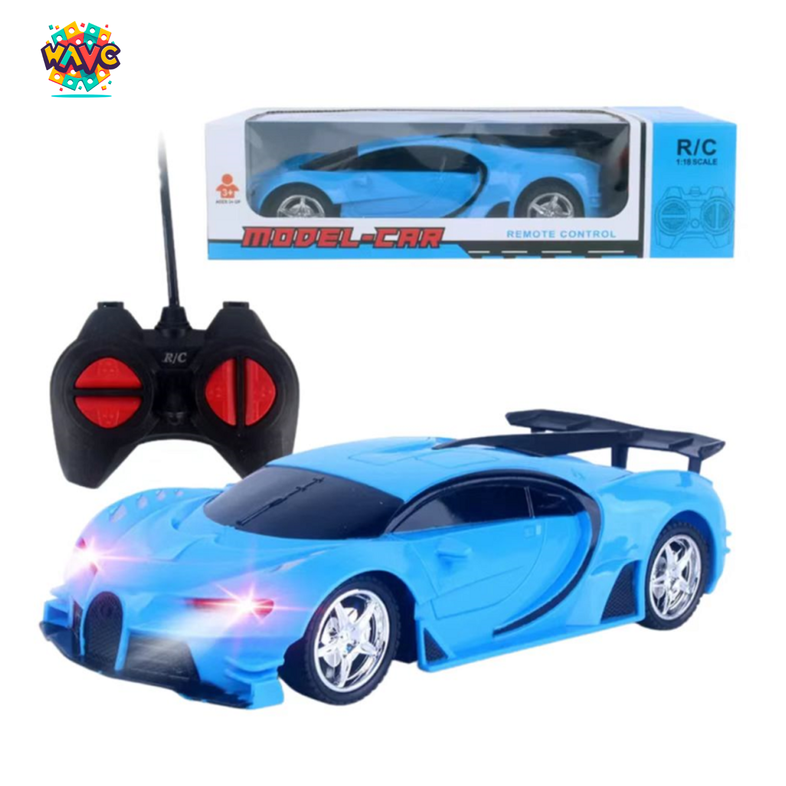 Wancheng Rechargeable High Speed RC Cars Vehicle Racing Toys For Boys Girls Hobby With Led Light Remote Control Car