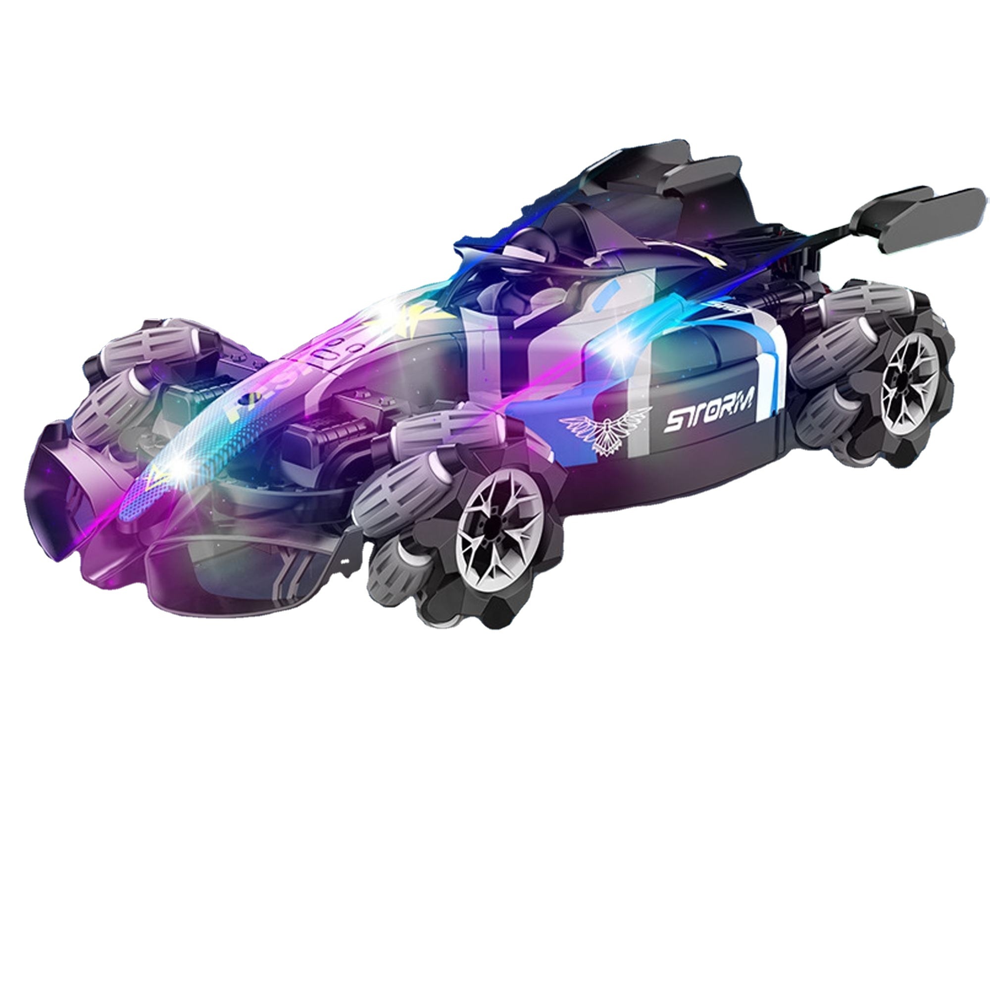 Kids Toys RC 2.4G Electric Remote Control F1 Racing Car 4WD High Speed Drift 360-degree Stunt Sports Car Children's Toys Gift