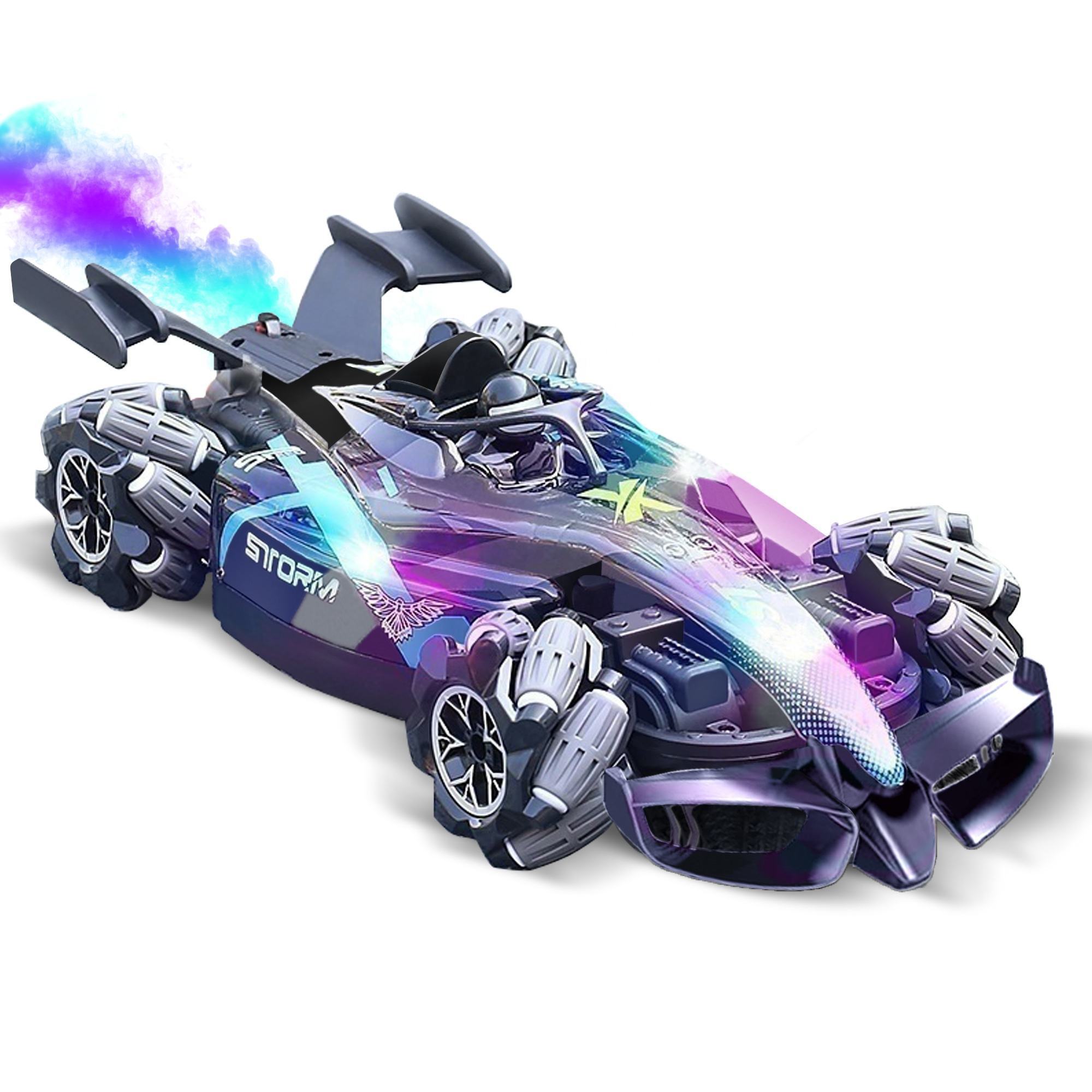 Kids Toys RC 2.4G Electric Remote Control F1 Racing Car 4WD High Speed Drift 360-degree Stunt Sports Car Children's Toys Gift