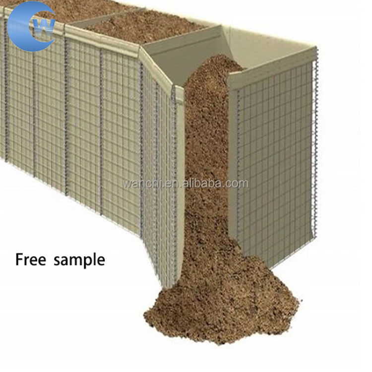 Free sample high quality heavy duty Defensive barriers Defensive bag gabion bastions/Welded Mesh Barrier Bastion