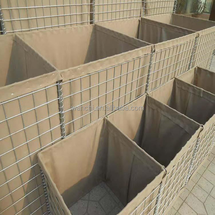 Hot sale heavy duty Defensive barriers sandbags MIL1 MIL7 Defensive bag bastions barriers no barrier for shooting range