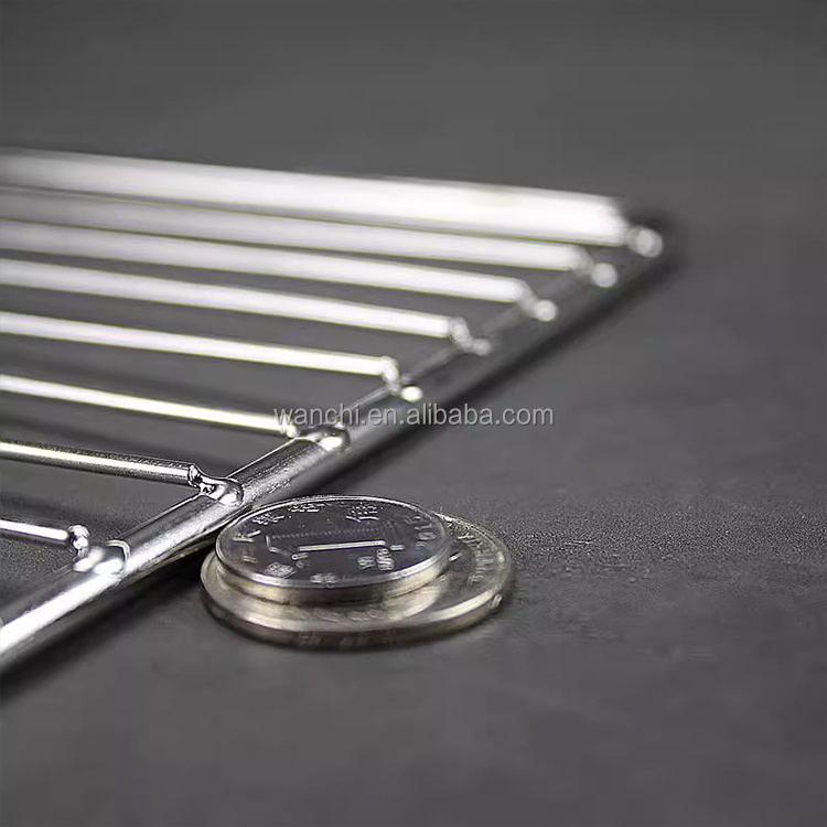 Factory sale Barbecue Rack BBQ Grill Mesh Oven Grid Chrome Stainless Steel Gas Oven Grid/Bbq Grill Grate