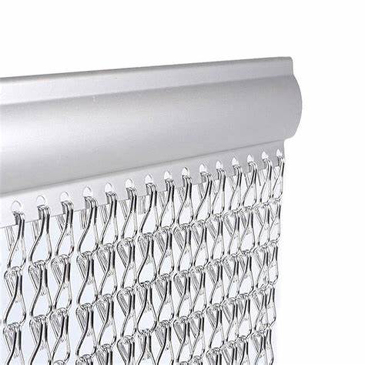 Hot sale Silver Metal Double Jack Chain Curtain Fly Screen Mosquito Screen Insect Screen