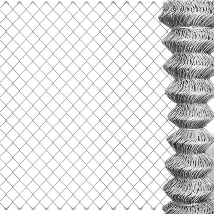 Hot sale black PVC coated vinyl chain link fabric farm yard fence / 6ft 7ft 8ft galvanized diamond cyclone wire fencing roll