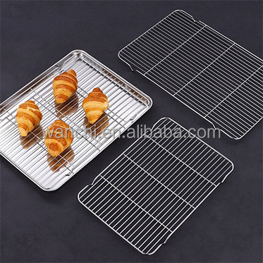 Factory cheap price heavy duty round bbq stainless steel grill grate bbq accessories custom size Non-stick grill grate