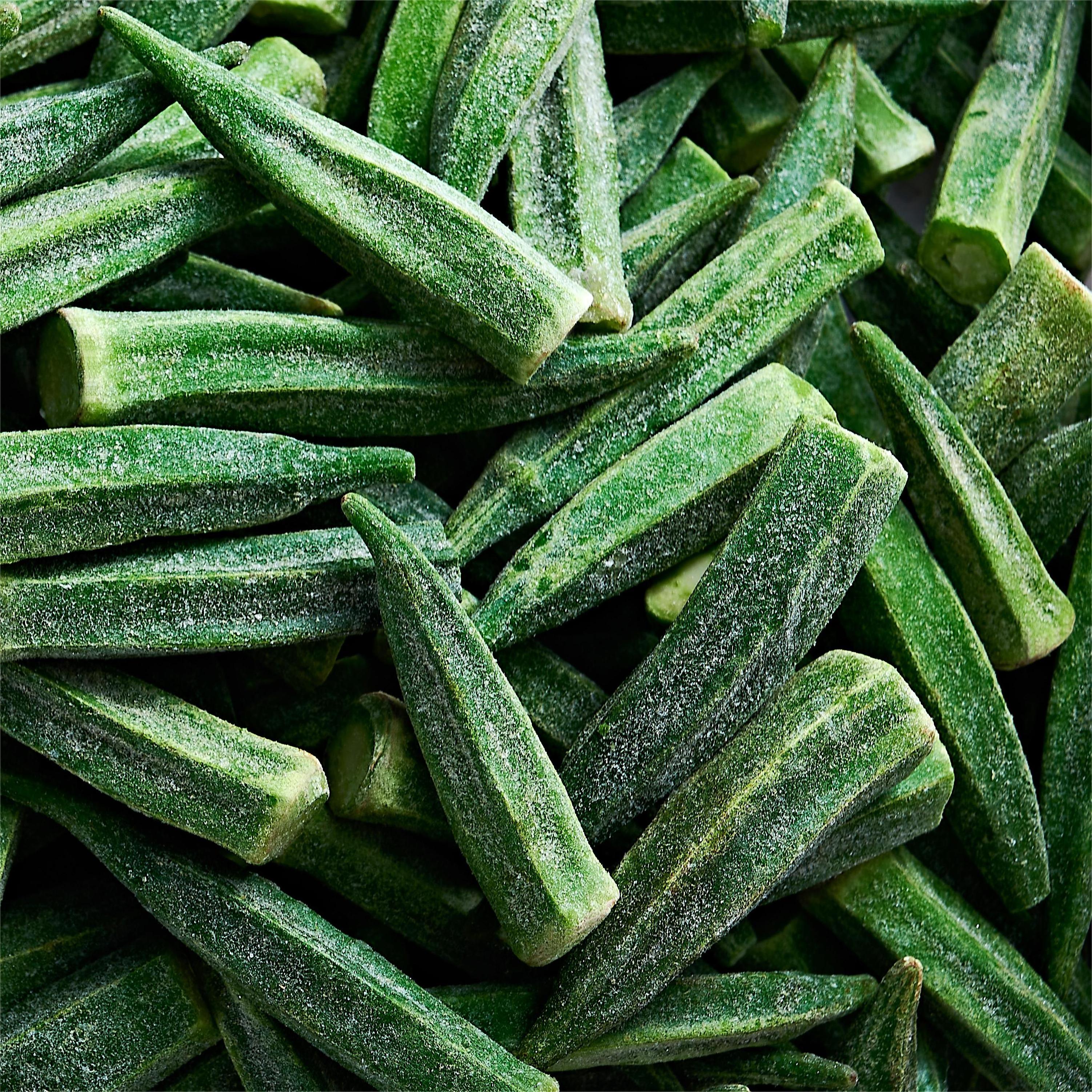 Wanda Foods factory direct sales frozen okra wholesale and export of frozen okra