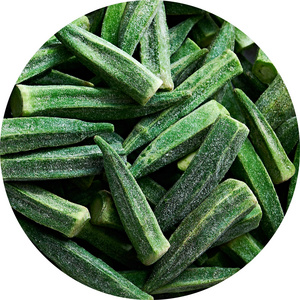 Wanda Foods factory direct sales frozen okra wholesale and export of frozen okra