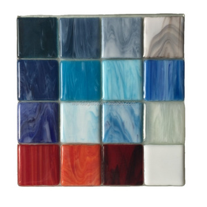 Wall arts Hot saling high quality 8mm stained glass brick,glass mosaic tile, mosaic,Decoration purposes