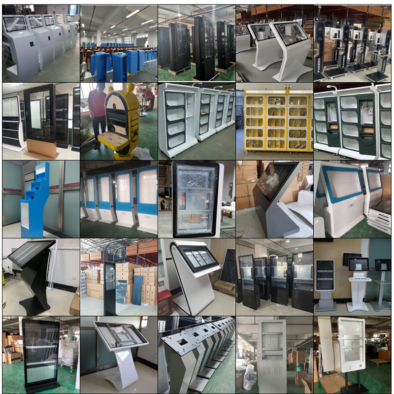 Customized 32 43 49 55'' Outdoor Waterproof Non Touch Lcd Display Monitor Screen Case Secure Tv Enclosure