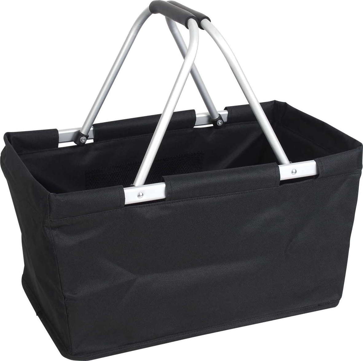 Tote Bag  Cheap Supermarket Fold Collapsable Aluminum Picnic Shopping Basket