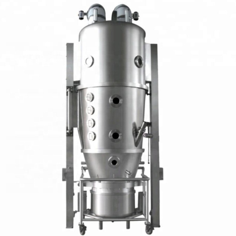 Multi-function high throughput vertical multipurpose one step deep-sea fish oil / yeast concentrate fluid bed pelletizer