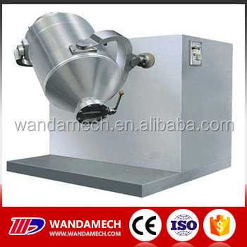 Profession three dimension rotary drum mixer for industrial, chemical