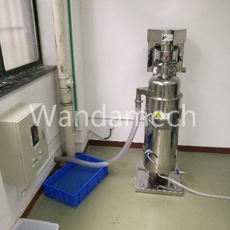 GF/GQ High Speed Continuous Flow Tubular Bowl Centrifuge For Oil Water Separation