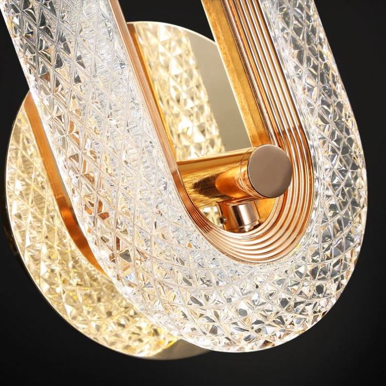 Luxury Nordic Crystal Home Decoration Wall Sconce for Bedroom Bedside living Room Aisle Indoor Lighting LED Wall Lamp