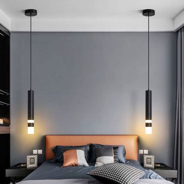 led pendant modern Nordic led mini black and gold bedside small home bedroom creative minimalist bar restaurant chandelier