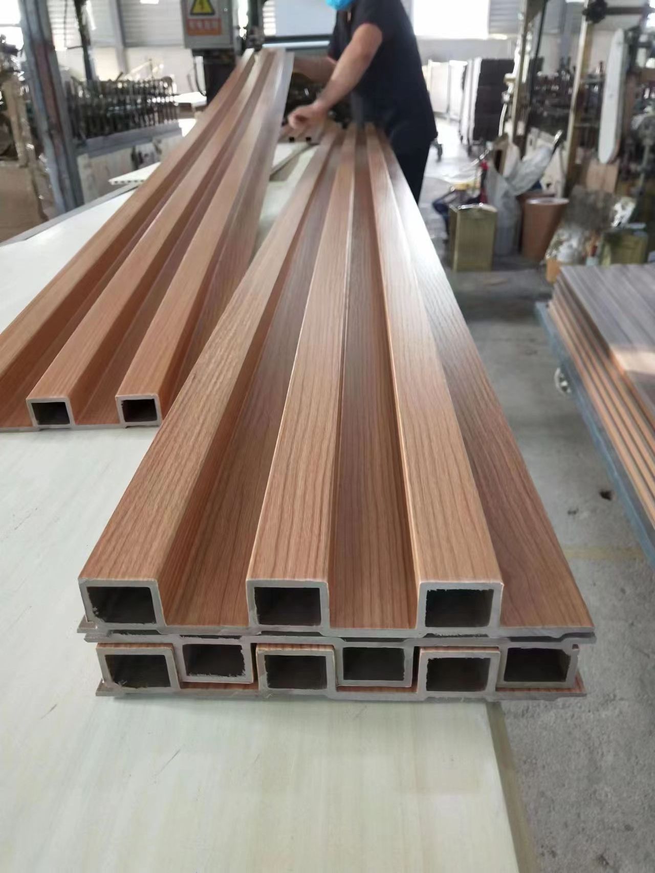 Fluted Wall Panel or called wood slats / slatted wood wall panels