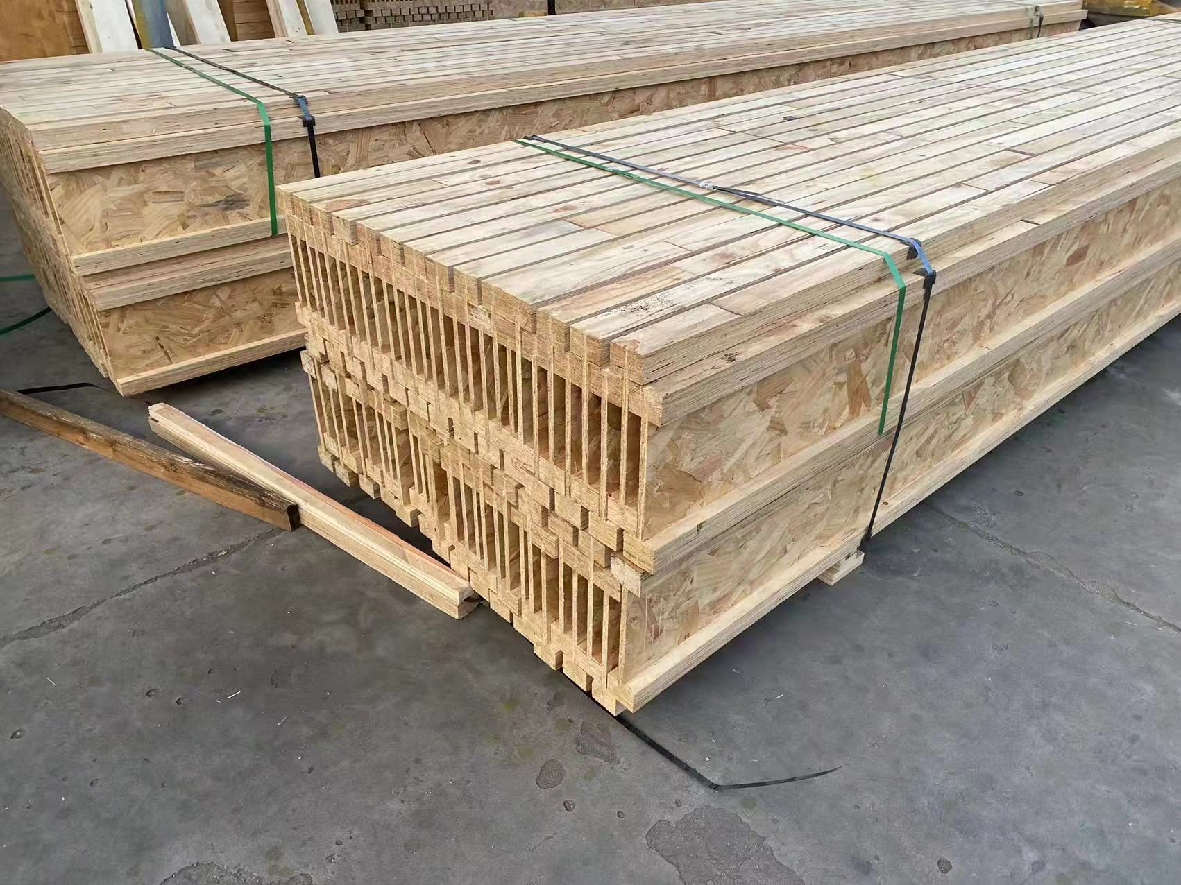 Australia Standards Larch pine lvl flange OSB Web Wood I joists for Floor and Construction