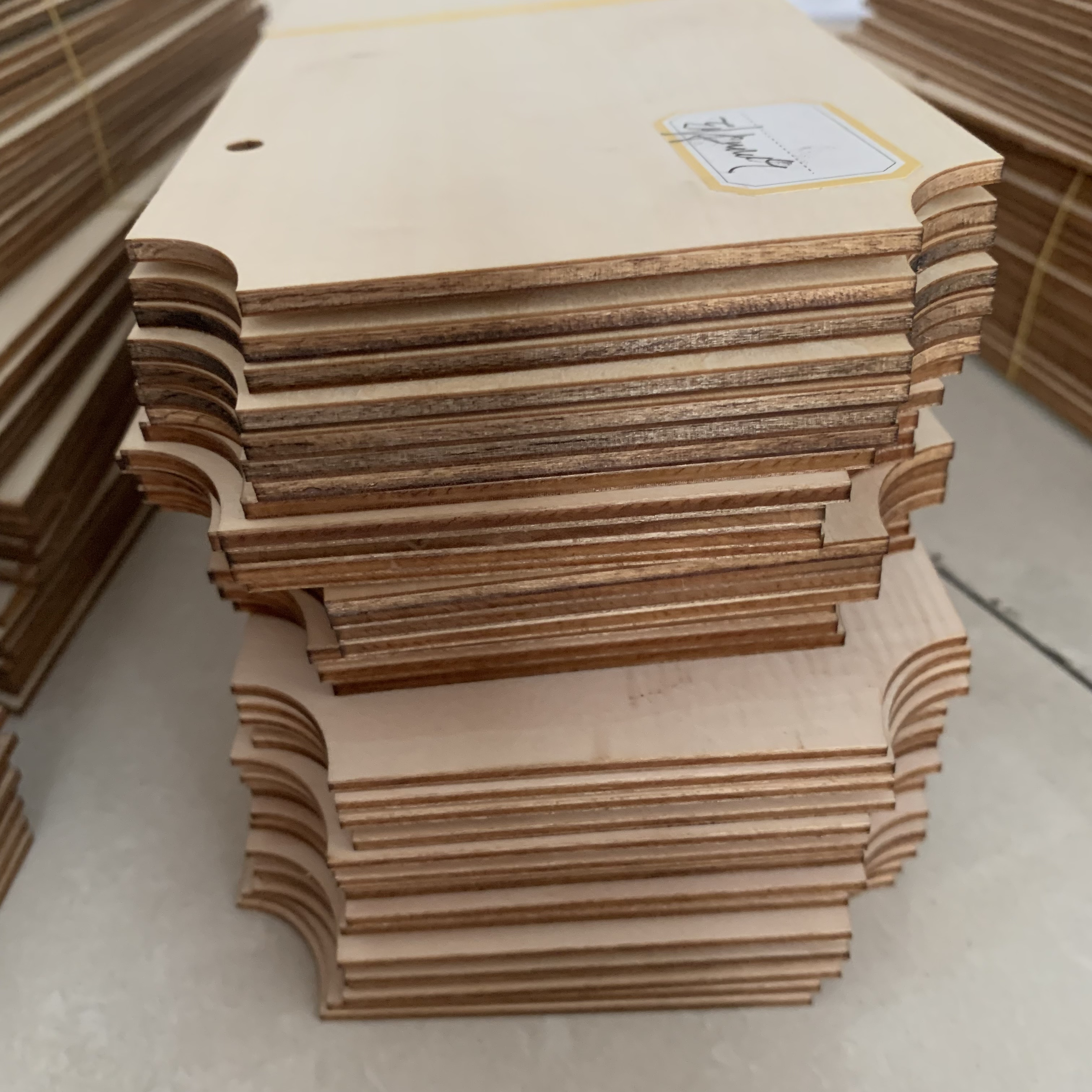 Factory Wholesale Price Basswood board for Laser Engraving Die Board Poplar Craft Laser Cut Plywood