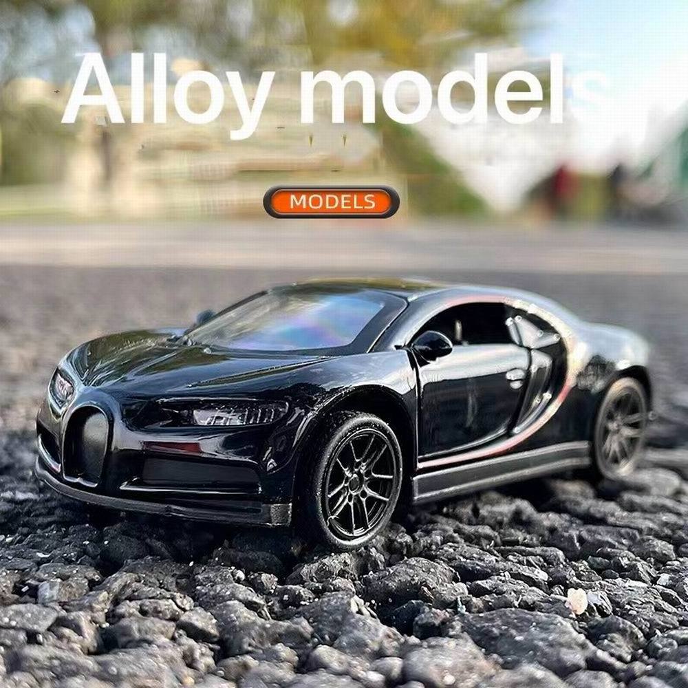 Wholesale Kids Simulation 1/43 Toys Alloy Sports Car Pull Back Diecast Toy Vehicles Metal Craft Mini Model Car for Chidren