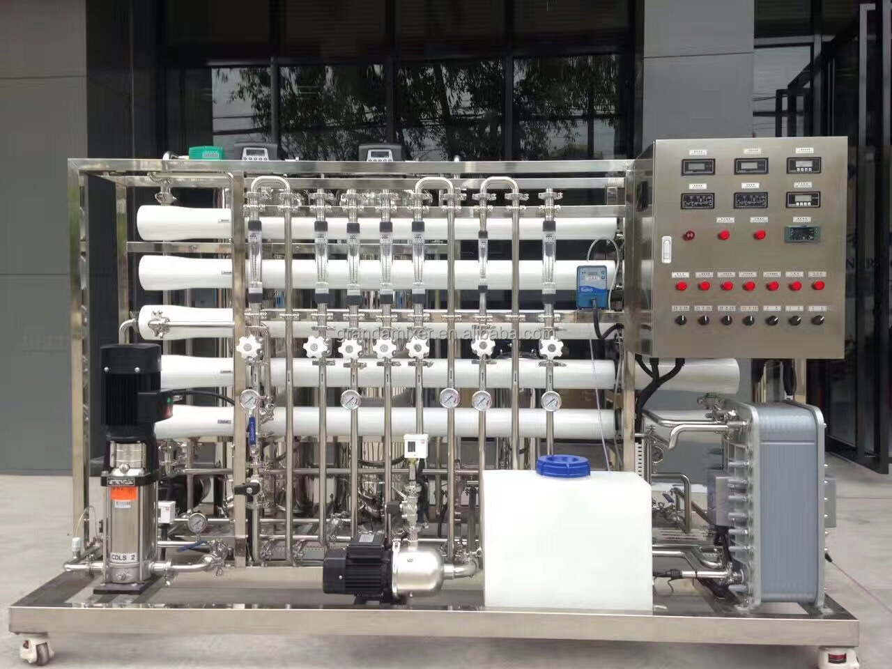 pure water machine used water treatment machinery Tank Agitator Continuous Mixer water treatment machine purification system