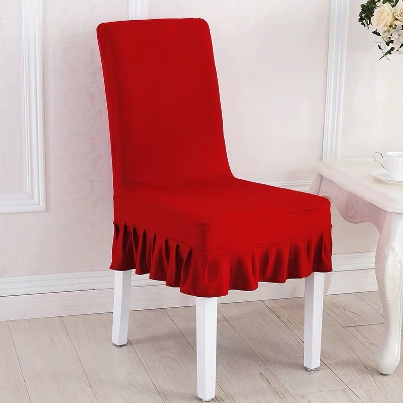 High Quality Hotel Stretchable Spandex Chair Seat Cover Elastic Cheap Black Chair Covers For Plastic Chairs Seat Protector