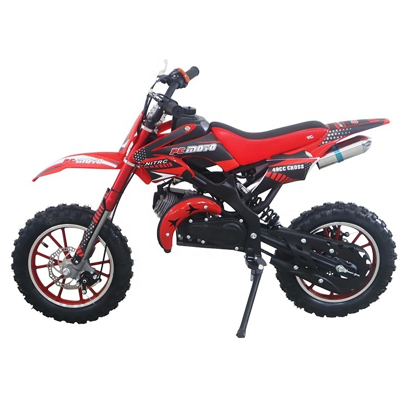 custom cheap chinese children cheapest 49cc gas dirt bike 2 stroke petrol pocket bike online