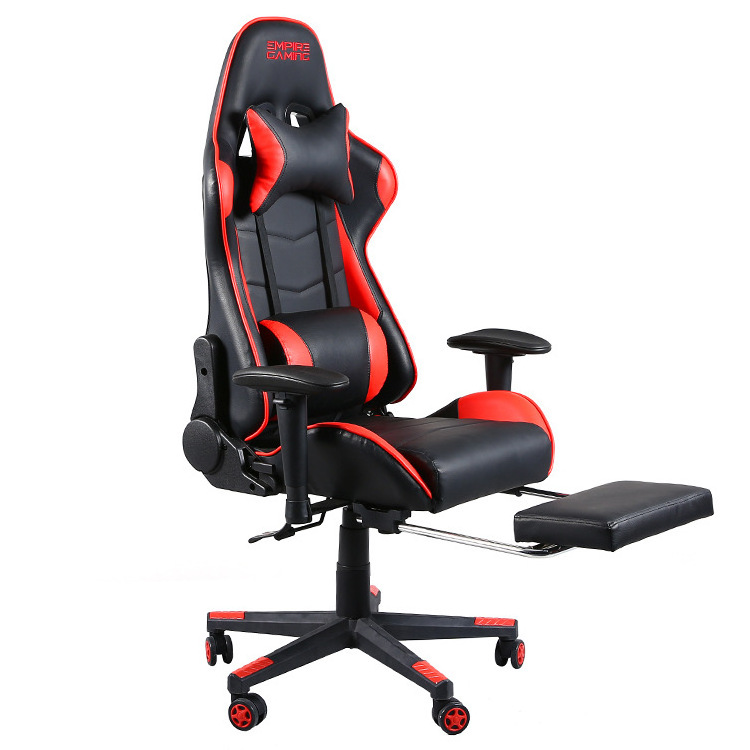 Office furniture gamer's game chairs racing with lumbar cushion and pillow