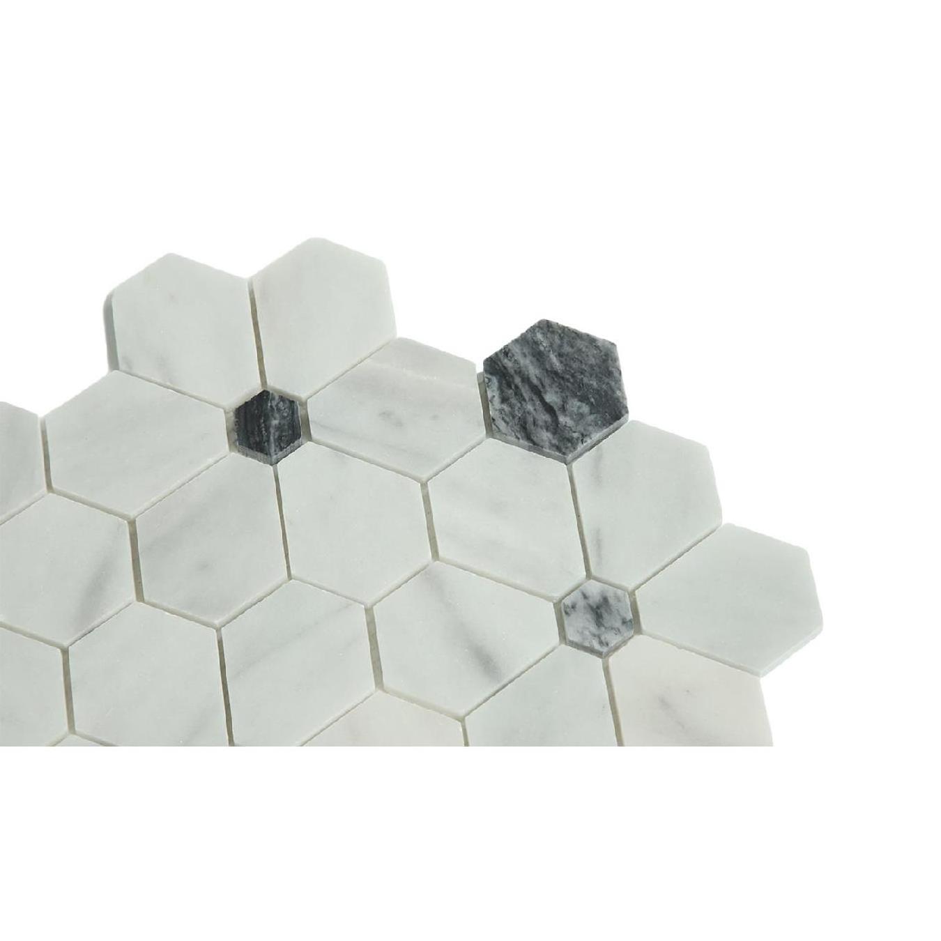 JK Waterjet Floor Wall rhombus Kitchen Backsplash peel and stick tile white Stone Bathroom marble mosaic tiles