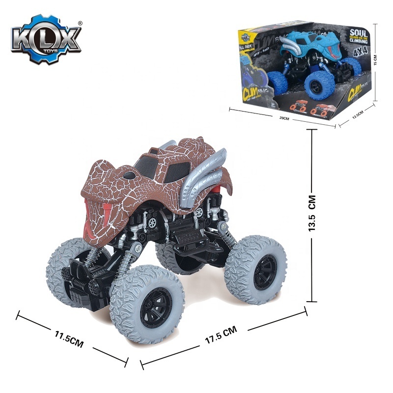 Children's Toy Car Friction 4WD Off Road Vehicle Monster Truck Power Friction Monster Car Toy For Pull Back