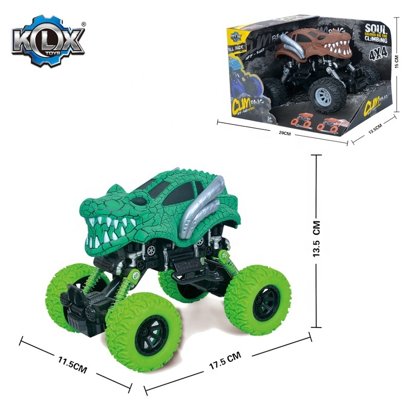 Children's Toy Car Friction 4WD Off Road Vehicle Monster Truck Power Friction Monster Car Toy For Pull Back