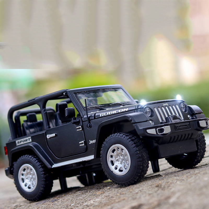 Kids gift ideas 1/32 diecast  toys  boys car decoration toy high quality pull back diecast Wrangler model car hi