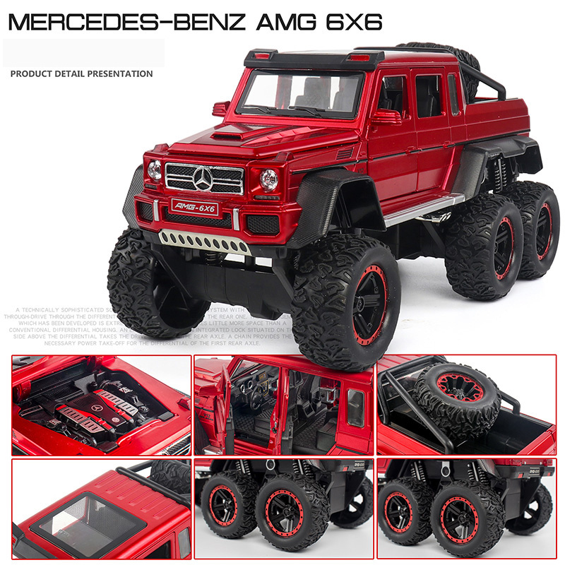 Hight quality  benz model car AMG6X6  1:18 diecast land cruiser model car