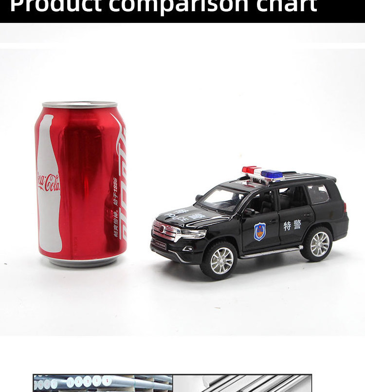 toyota model  police car toy  for boys diecast model car toy gift for kids pull back toy car hi