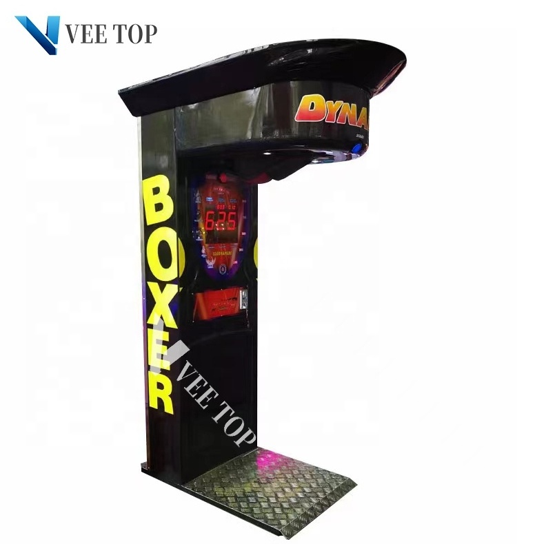 indoor amusement park adult coin operated sport arcade boxing games punch game machine