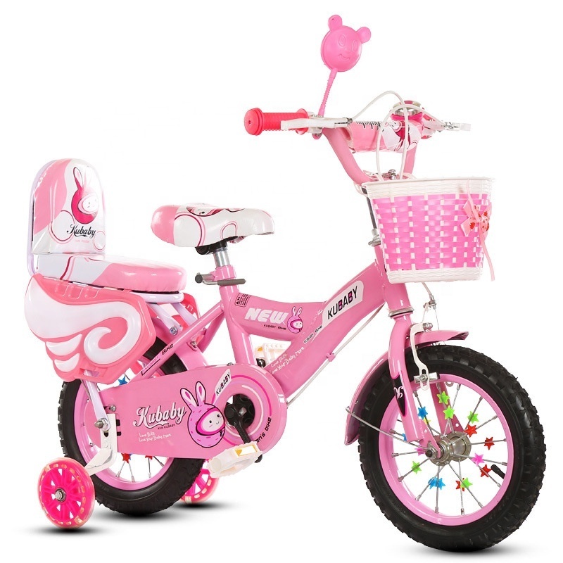 Cheap Factory Price children's Boys Girls Kids Children Pedal Bicycle Bike with doll seat Training Wheel 12 14 16 18 20 inch