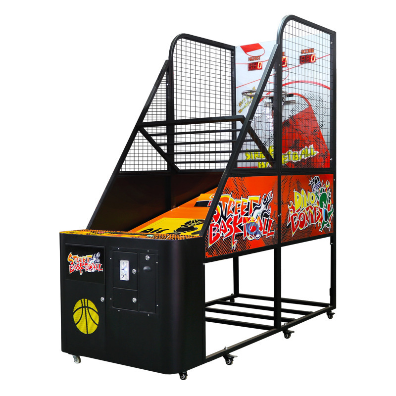 Buy commercial crazy hoop street arcade basketball shooting game machine for sale coin operated