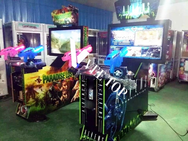 High quality Coin Operated Simulator Racing Shooting Arcade Game Machine For Adults