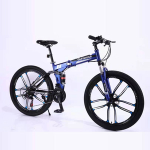 Hot cheap wholesale 21 speed men's and women's adult land rover bicycle mtb cycle folding mountain bike foldable 26 inch