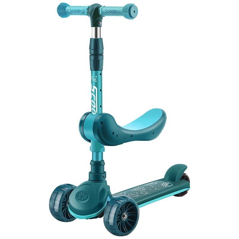 Kick kids scooters scooter for children 3 wheel three-wheel scooter cooter for children kids with rubber wheels