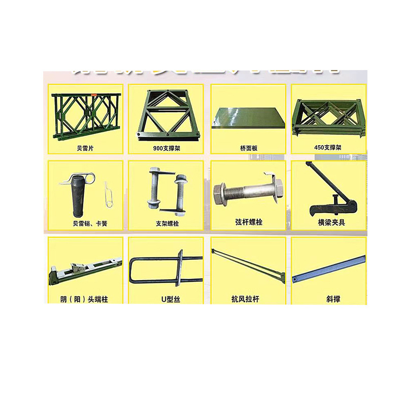 Bailey sheet steel bridge bailey beam truss construction accessories, Bailey frame support window